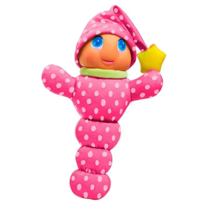 Peluche lumineuse pour bébé - MOLTO - Gusy Luz Rose - 28 cm - Fonctionne avec piles-0