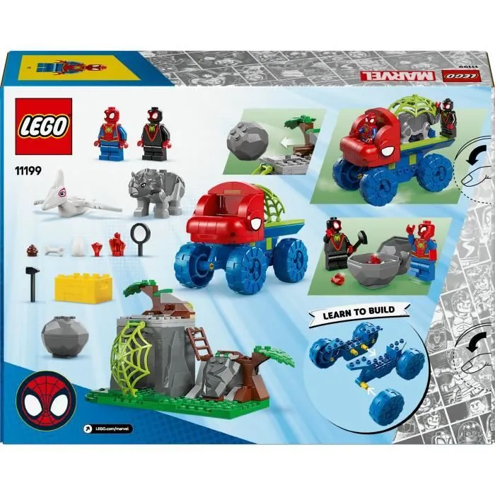 LEGO Marvel 11199 Sauvetage de l’équipe Spidey en dino-véhicule - Spidey et ses amis extraordinaires-5