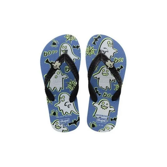 Tongs pour Enfants - Dupé - Moon - Caoutchouc - Antidérapant - Bleu-2
