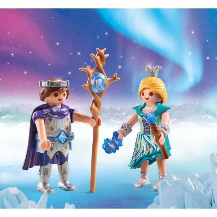 Playmobil - Couple princier des neiges - 71208 - Pour Enfant - Blanc et Multicolore-2