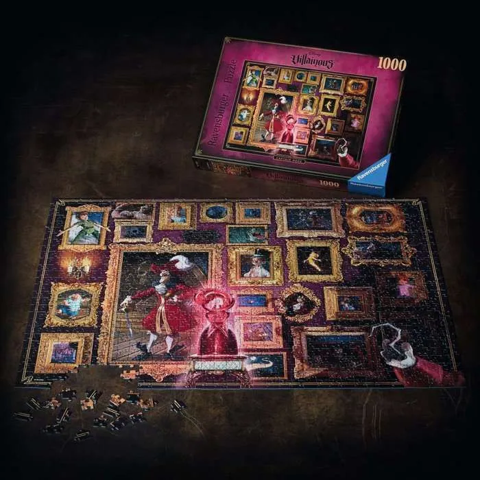 Puzzle 1000 pièces Capitaine Crochet - Collection Disney Villainous - Ravensburger-3