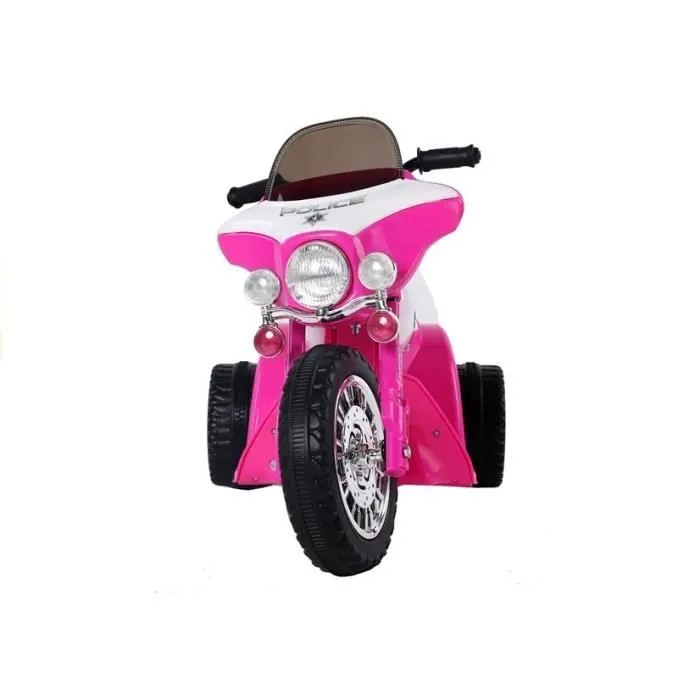 Moto électrique pour enfant Police JT568 Rose-1