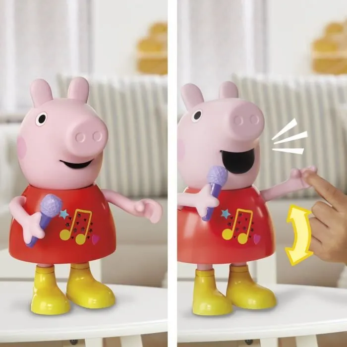 Peppa Pig parle et chante, jouet musical avec plus de 50 sons, phrases et chansons, jouets préscolaires pour filles et garçons-5