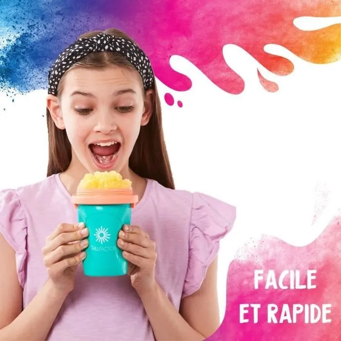 Mug à granité Chillfactor - Bandai - Couleur aléatoire Bleu, Rose ou Vert - fourni avec paille-3