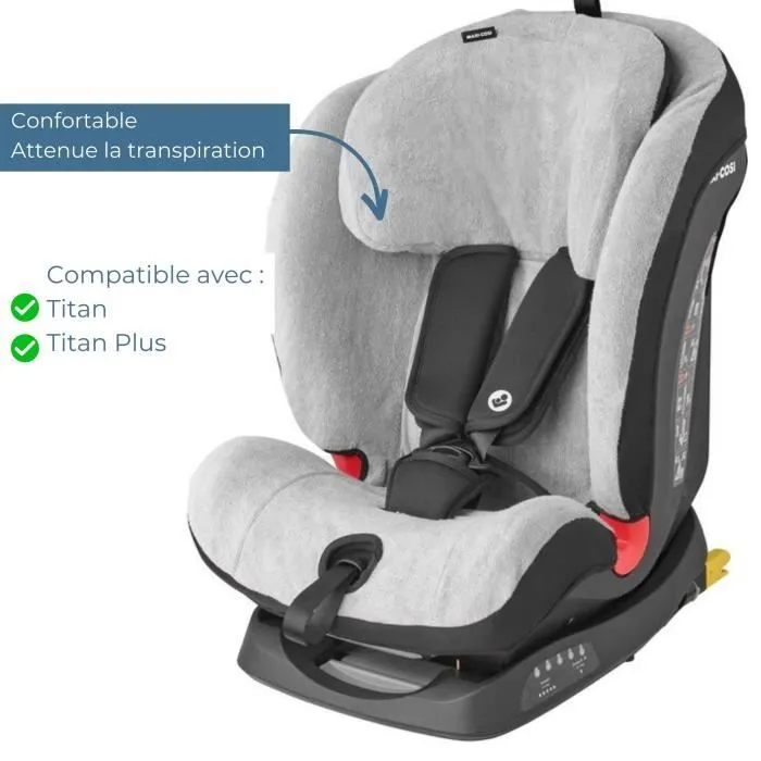 MAXI-COSI Housse éponge pour Sièges auto Titan / Titan Plus - Fresh Grey-1