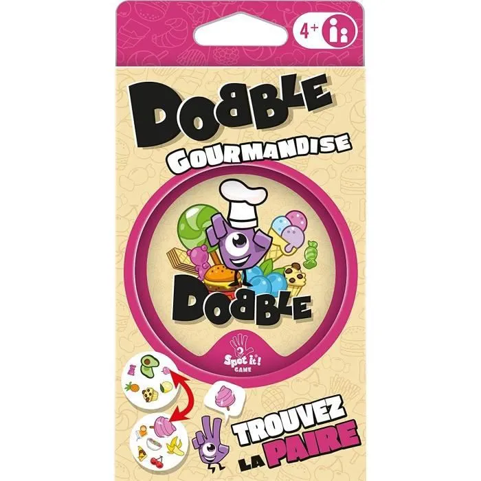 Zygomatic | Dobble : Gourmandise | Jeu de société | À partir de 4 ans | 2 à 5 joueurs | 10 minutes-1