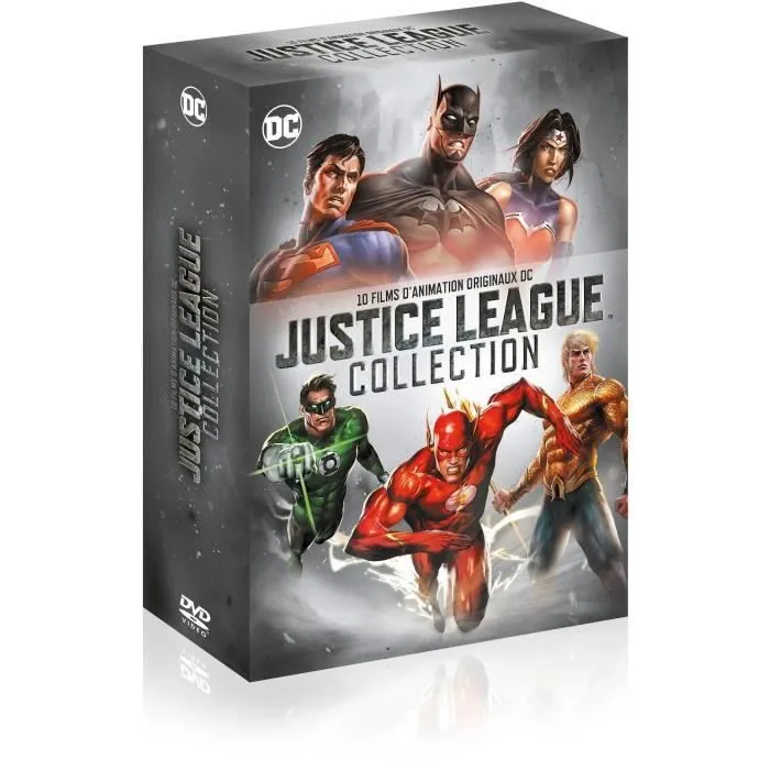 Coffret de dessin animé Justice League Collection - En DVD
