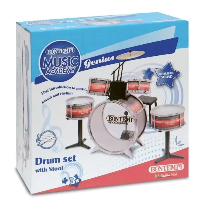 BONTEMPI Batterie Rock Drummer 5 Futs-3