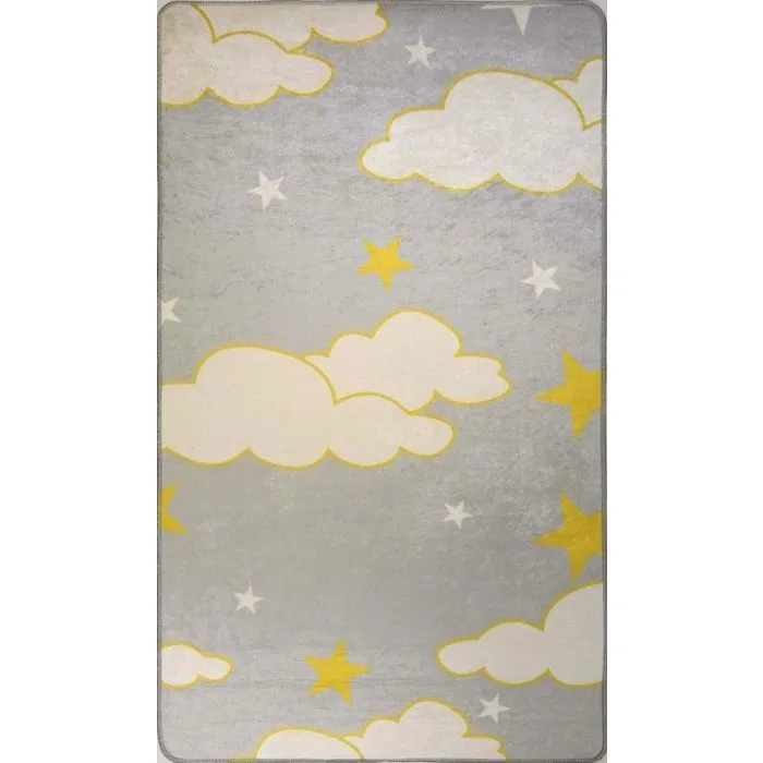 Tapis NUAGE Gris/Jaune, Dimension: 120x160-1