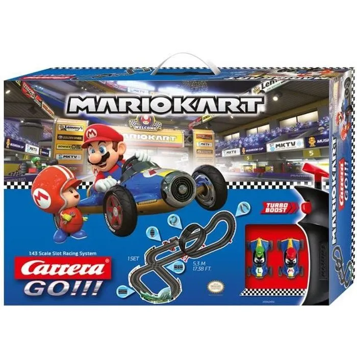 Circuit de course - CARRERA - Mario Kart™ - Mach 8 - 5,3 m - Dès 6 ans-0