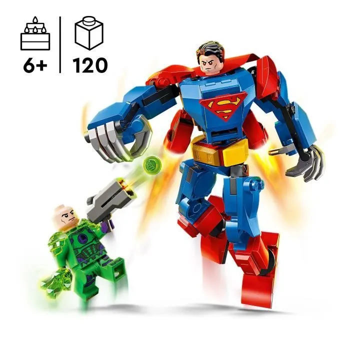 LEGO DC 76302 Le robot de Superman contre Lex Luthor - Jouet super héros dès 6 ans-1