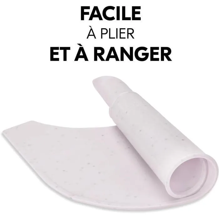 Plateau chaise haute tapis beige moucheté-1