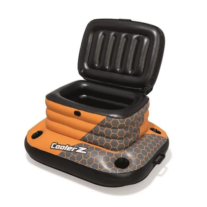 Accessoire gonflable plage piscine Glaciere flotante 49l - Bestway UNI Orange-0