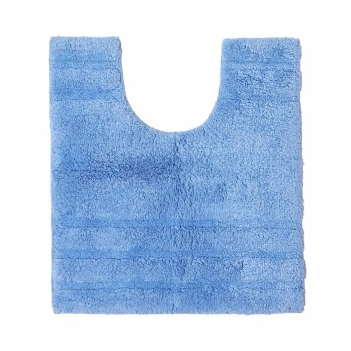 Tapis de bain - HOMESCAPES - SPA Ultra doux - Bleu - Absorption extraordinaire - Antidérapant-2