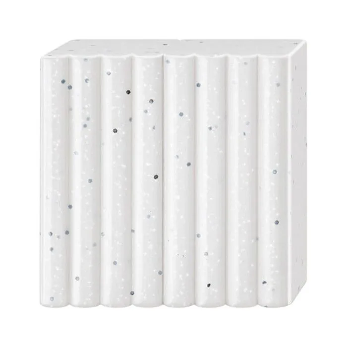 Pâte polymère - FIMO - Effect Pierre Granite Blanc 829 - 57 g - Pour bijoux et objets décoratifs-1