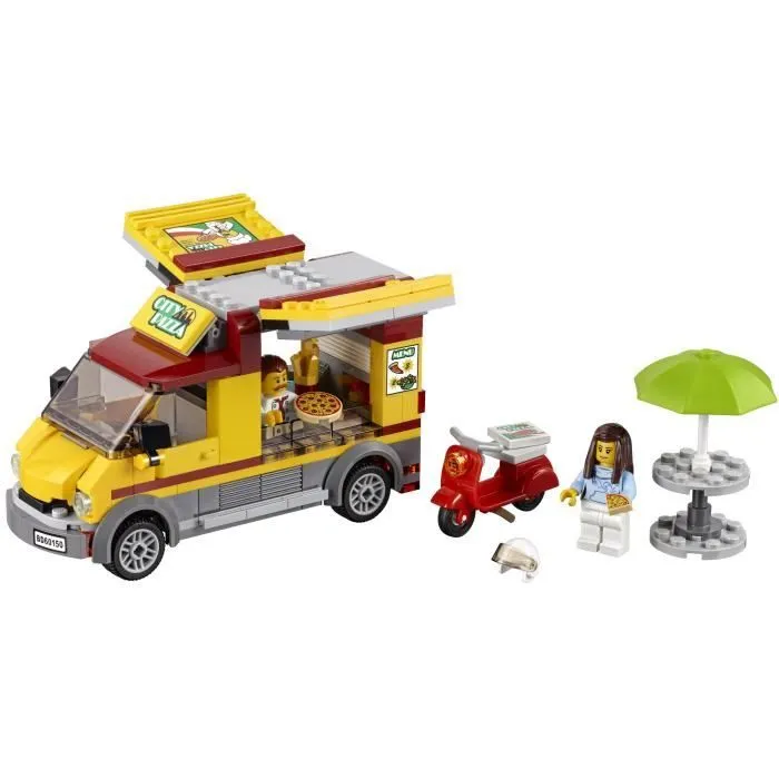 LEGO® City 60150 Le Camion pizza-1