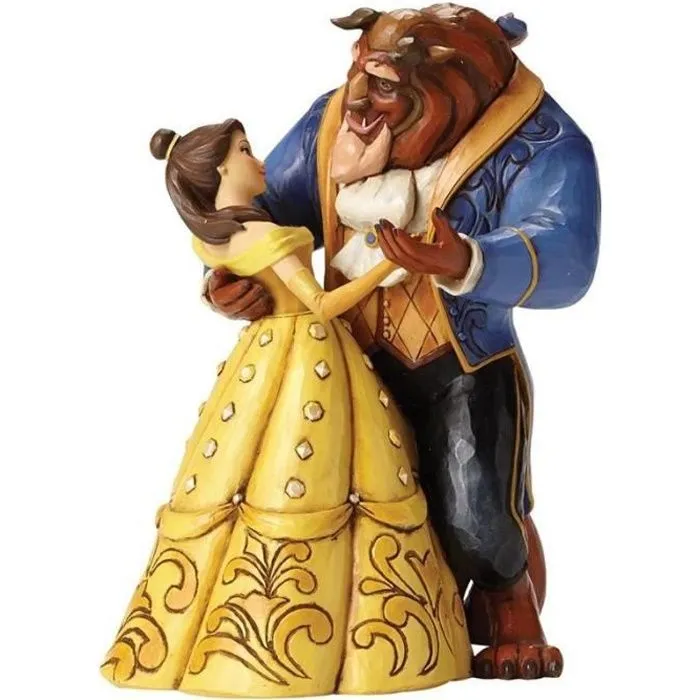 Figurine - Disney Traditions Jim Shore - La Belle et la Bête - Dancing - Moonlight Waltz-0