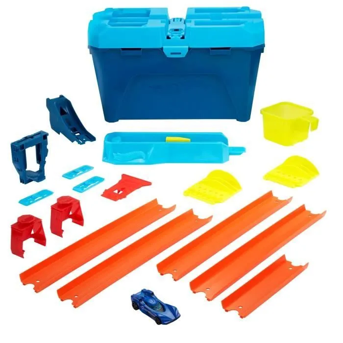 HOT WHEELS Track Builder Coffret Super Crash-1
