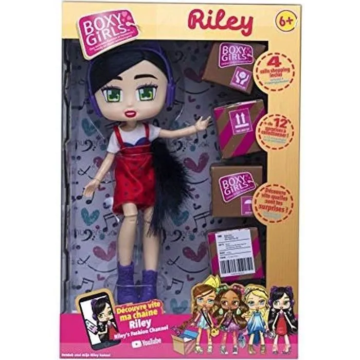 Poupée Boxy Girls Riley - Marque Boxy Girls - Pour Enfant - Rose-0