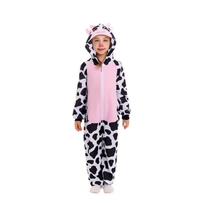 Partilandia Déguisement de vache pour enfants (10-12 ans)-0