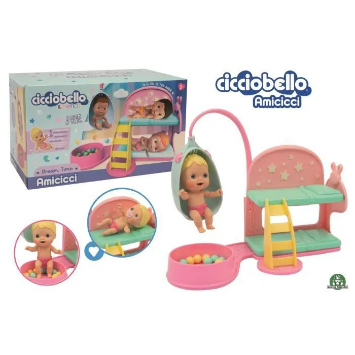 Cicciobello Amicicci - Chambre Dream Time - Fille - Jouet pour enfants dès 3 ans-0