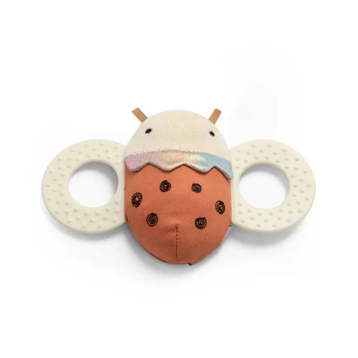 Hochet d'activité Luca la coccinelle - Rouge - Eveil - Pour bébé - Sebra-0