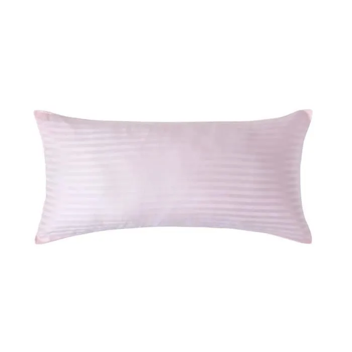 Taie d'oreiller - Homescapes - Rose - 100% coton égyptien - 330 fils - 40 x 80 cm-0