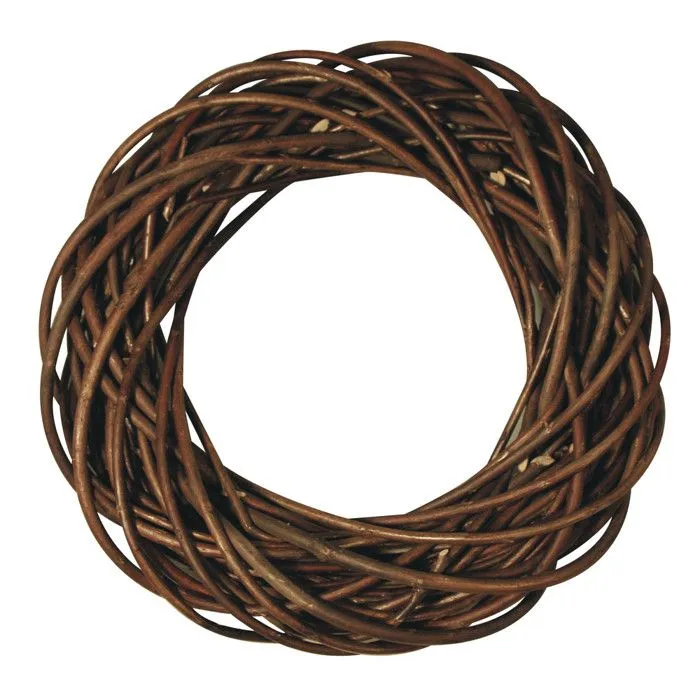 Couronne en osier Non pelée 25cm H6cm-0