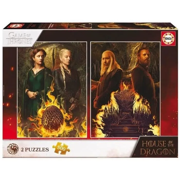 Puzzle - EDUCA - House Of The Dragon - 500 pièces - Paysage et nature - Mixte-2