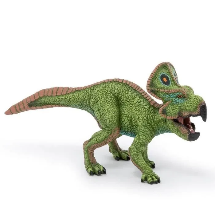 Figurine dinosaure - PAPO - Protocératops - Vert - Intérieur - Mixte-0