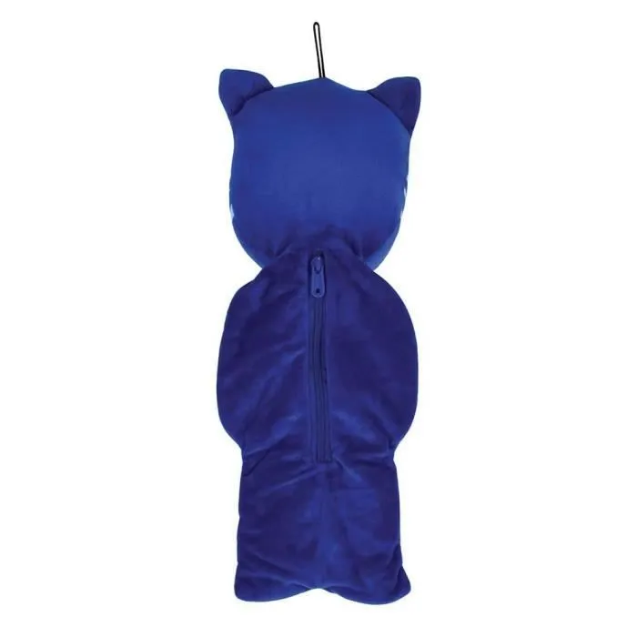 Jemini Pyjamasques peluche range pyjama bleu (forme personnage)-1