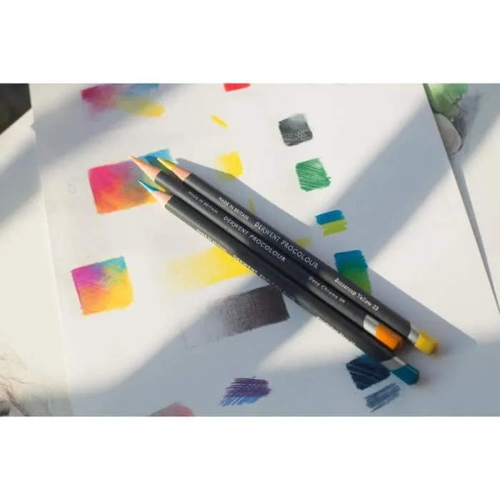 Crayon - DERWENT - Procolour - Lot de 72 - Multicolore - Résistant et lisse-3