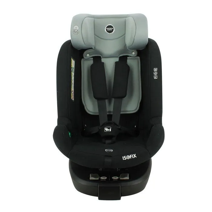 FORMULA BABY Siège auto évolutif Birofix GR0/1 access grey, fabriqué en France, 360° isofix-5