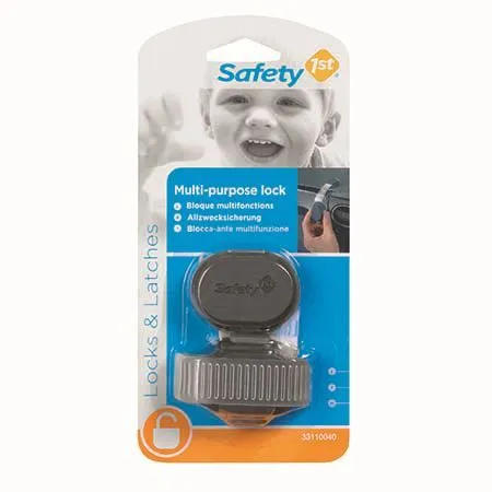 SAFETY 1ST Bloque porte bébé, bloque electroménager, bloque tiroir placards, loquets Multifonctions, sécurité frigo four, sécurité b-1