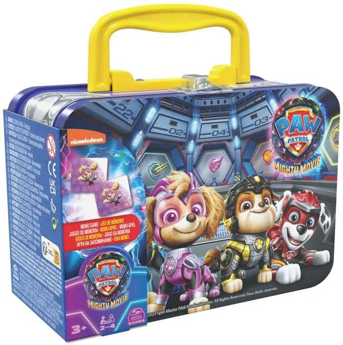 Jeu de cartes Memo Patrouille Mighty Movie-4