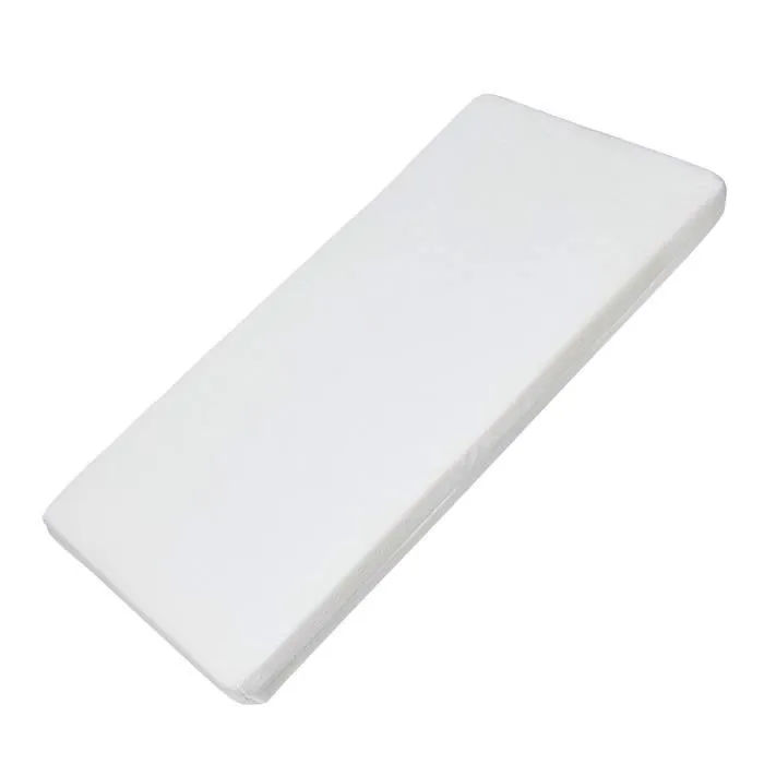 Matelas 44x81 cm Berceau Bébé | Fabriqué en France | Double Face |Confortable | Housse Bambou-0