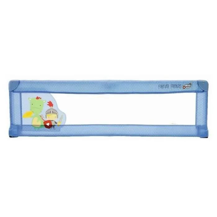 Barrière de lit 150 cm - Chevalier - Bleue-0