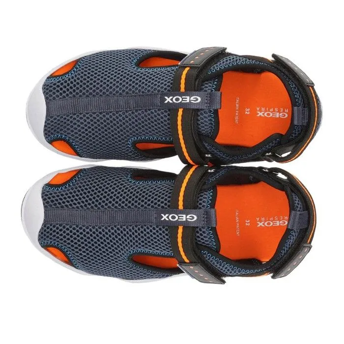 Sandales pour garçon - GEOX - Wader - Scratch - Bleu - Confortables et respirantes-5