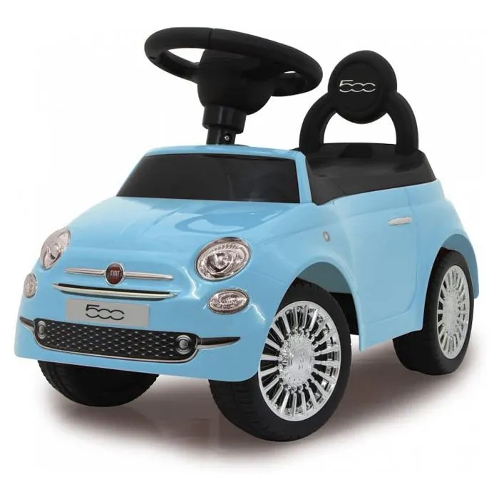 Toboggan Fiat 500 Bleu pour Enfant - JAMARA KIDS - A partir de 18 mois - Coffre sous le siège-1