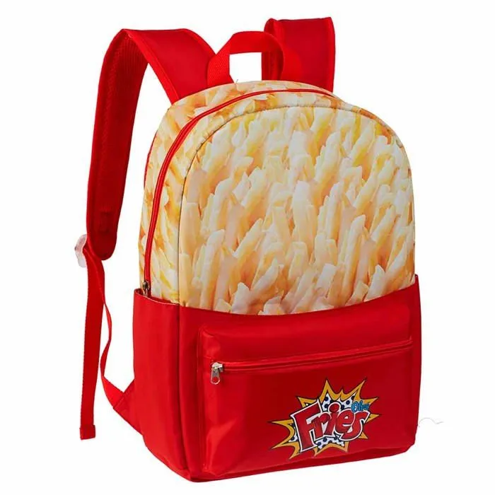 Sac à dos Freetime - Oh My Pop! Crispy - Rouge- Taille Unique-0