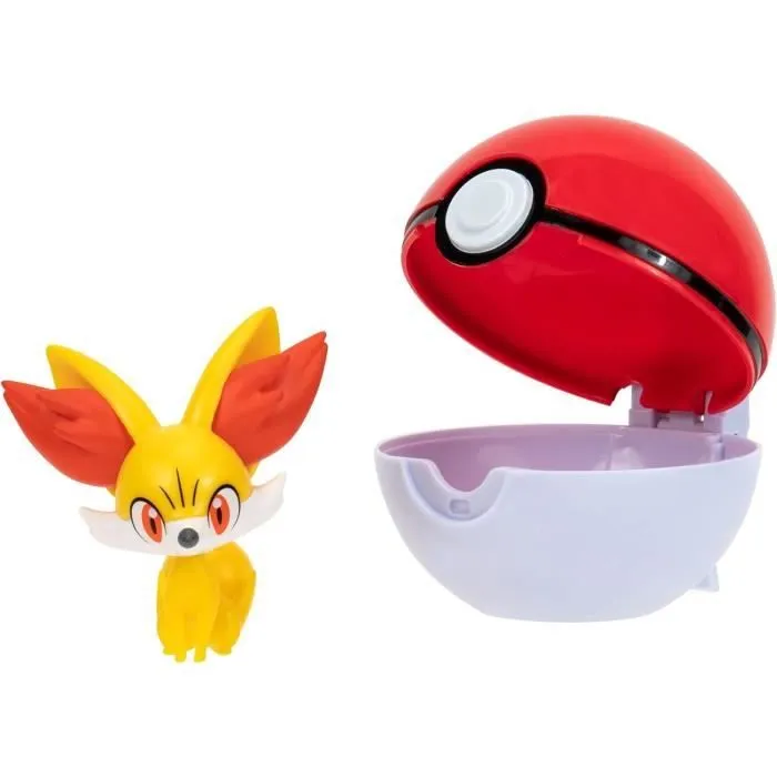 Jouet - JAZWARES - Pokémon Clip'n'Go - Fynx - Poké Ball - Intérieur - Enfant-1
