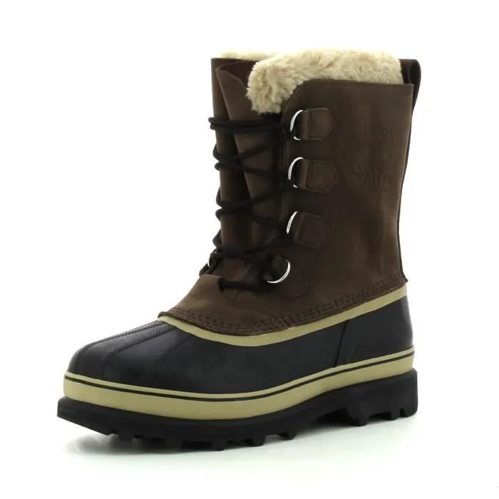 Boots - Sorel - Caribou - Homme - Lacets - Marron-0