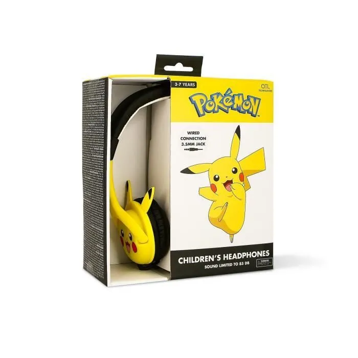 Écouteurs - POKEMON - Pikachu - Jaune - Enfant - Intérieur-2
