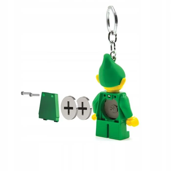 Porte-clés lampe torche LEGO Figurine elfe verte LGL-KE181-2