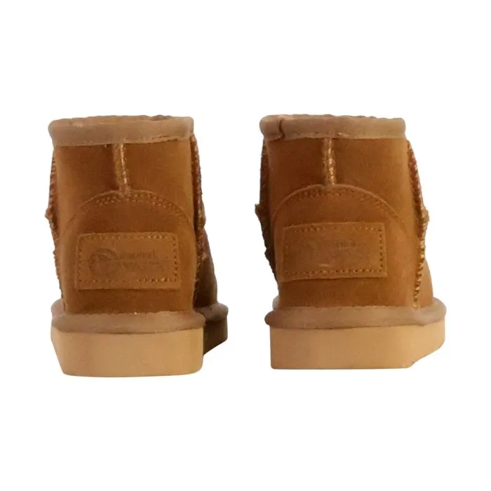 Bottines Chausson  Cuir Natural World Bota Alta Merino - Marron-3
