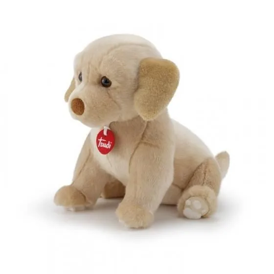 Peluche Chien Câlin Assis Labrador 23 cm Marron - TRUDI - Mixte - Intérieur - Enfant-0