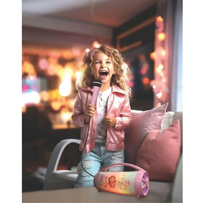 Enceinte Bluetooth® - Gabby et la Maison Magique - Lumineuse - Micro inclus - TWS - 1200 mAh-1