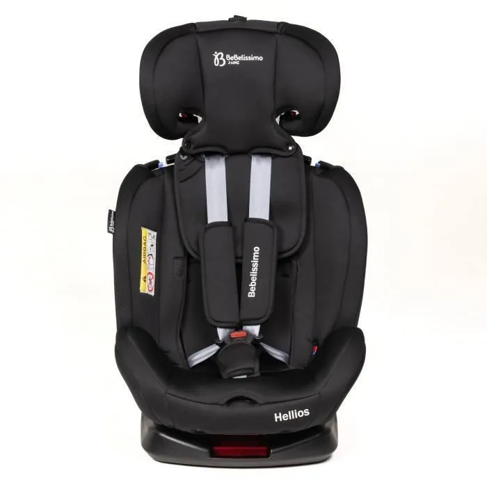 BEBELISSIMO - Siège auto Isofix - pivotant 360 ° -  40-150cm - (0-36kg) - Hellios - noir - R129 i-size-3