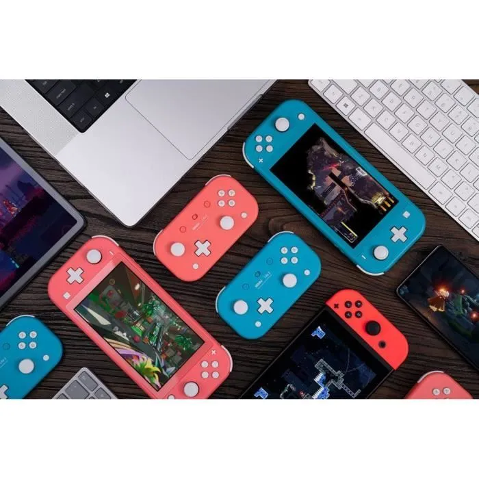 Manette Bluetooth - 8BitDo - Lite 2 - Rose - Multi-plateforme - Ultra-portable-0