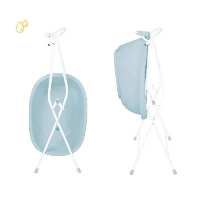 Badabulle Pieds de baignoire + Tuyau de vidange pour Baignoire Baleine Badabulle-3